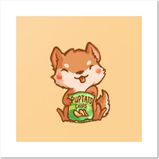 Puptato chips Posters and Art